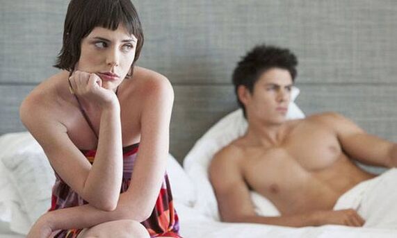 Mangel an Sex mit Prostatitis bei einem Mann